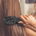 thumbnail image 3 of Spider Web Halloween Pattern Hair Brush,Girls Detangling Hair Brush,Glide Through Tangles with Ease for Wet & Dry Hair,8.8"X2.8", 3 of 7