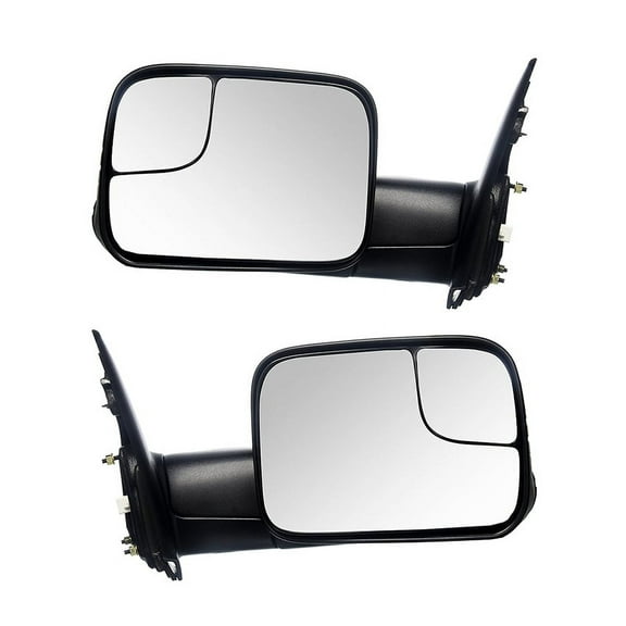 New Door Mirrors Pair Fits Dodge Ram 2500 Laramie Slt St 03 55077444Ao Ch1320228