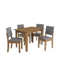 thumbnail image 2 of Juego Comedor Kappesberg 1.2m con 4 Sillas Luna Canela/Gris, 2 of 8