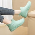 thumbnail image 6 of hoksml Women's Waterproof Ankle Rain Boots, Slip-On Rubber Shoes for Outdoor and Daily Wear, 6 of 9