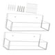 thumbnail image 3 of 2 soportes organizadores para especias y condimentos, montados en la pared, ahorran espacio. 23 cm x 7 cm x 74 cm, 3 of 9