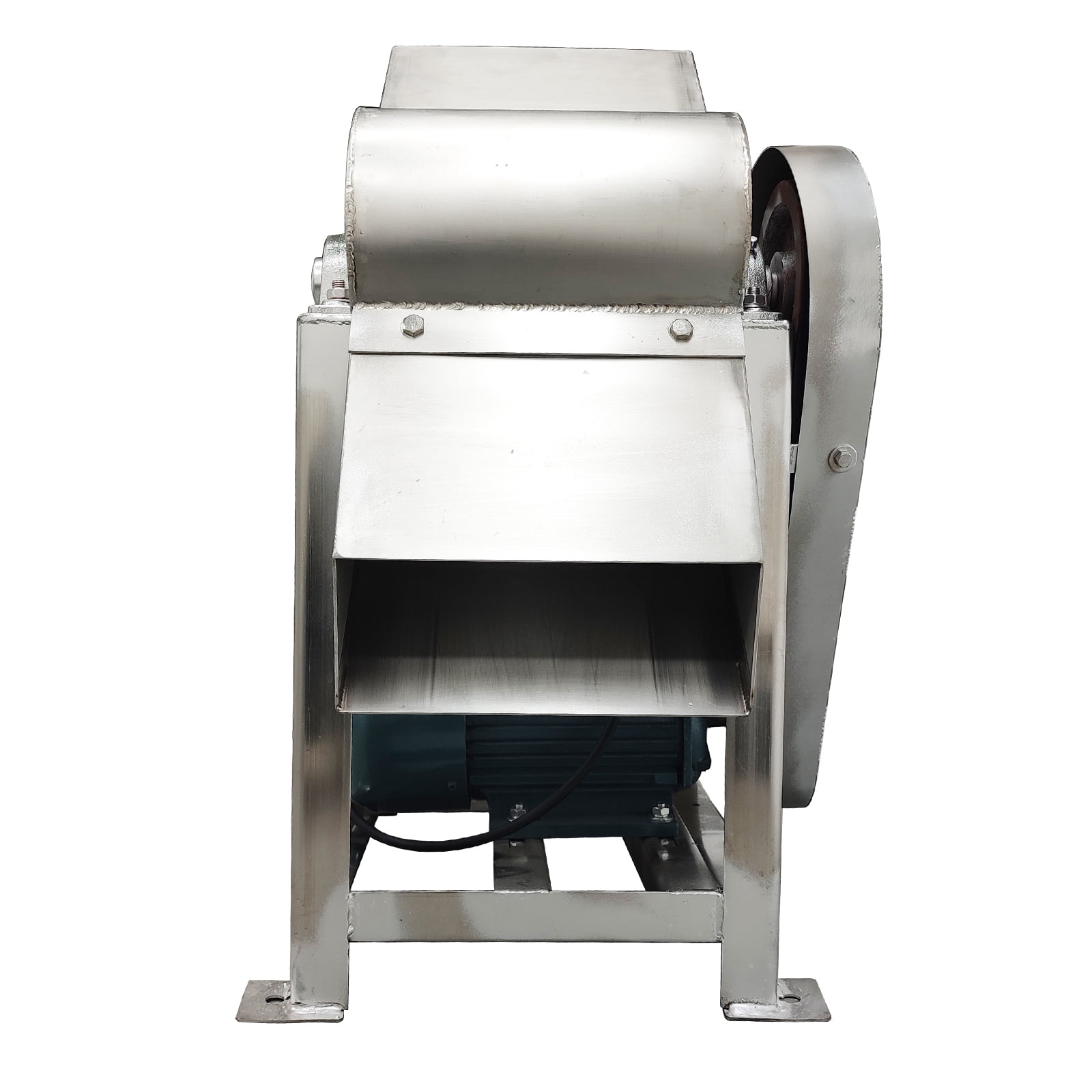 220V Industrial Ice Crusher Machine Commercial Stainless Steel Ice Shaver Breaker No Plug