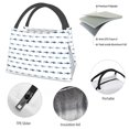 thumbnail image 4 of Easygdp Cute Shark Bolsa de Almuerzo Insulada Reutilizable, Bolsa de Mano y Bandolera para Oficina, Trabajo, Viajes, 4 of 6