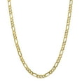 thumbnail image 1 of 10k 6mm Light Concave Figaro Chain in 10k Yellow Gold, 1 of 3