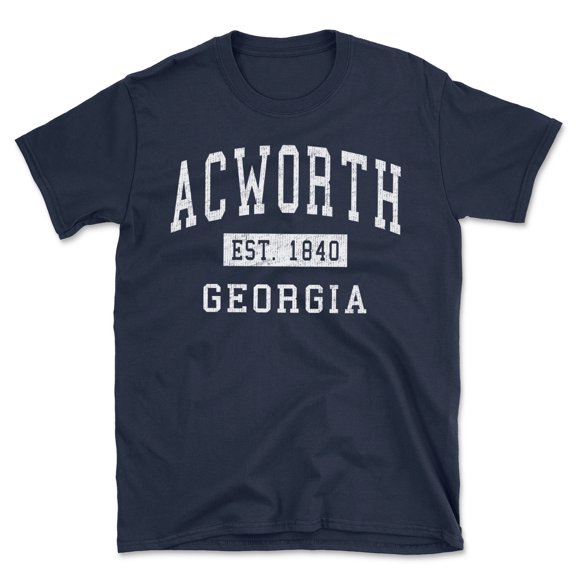 Acworth Georgia Classic Established Men's Cotton T-Shirt