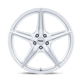 thumbnail image 3 of 18x9.5 TSW TW007 Esprit Hyper Silver Machined Wheel 5x4.5 (25mm), 3 of 3