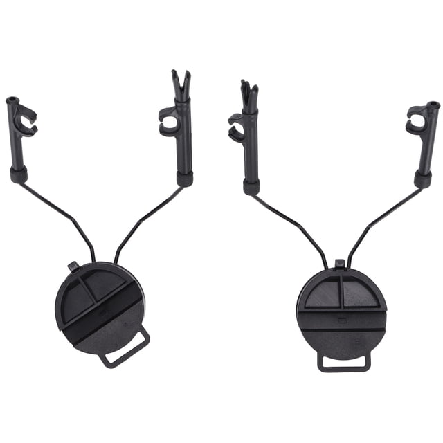 Adaptador de Riel de Arco Sincero para Casco Soporte para Auriculares Comtac I II y MSA y Sordin Negro