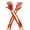 Red, variant on Music Legs Women's Extra long metallic gloves 457-GOLD