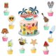 thumbnail image 3 of Hawaiian Theme Happy Birthday Party Decor Banner Balloon Cake/cupcake Toppers Kit, 3 of 4