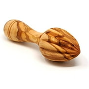 BeldiNest Citrus Juicer Olive Wood Lemon Reamer, Wooden Lime Squeezer