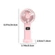 thumbnail image 3 of Ventilador, Ventilador de techo, Ventilador de escritorio, Ventilador portátil Ventilador plegable con pantalla digital Ventilador pequeño recargable USB de 5 velocidades Ventilador portátil de mano V, 3 of 8