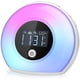 thumbnail image 1 of Luz nocturna con altavoz Bluetooth, reloj digital con luz LED (blanco) Afortunado Sencillez, 1 of 5
