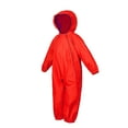 thumbnail image 2 of Splashy Children's One Piece Rain Suit and Mud Suit (Red, 12-18 months), 2 of 3