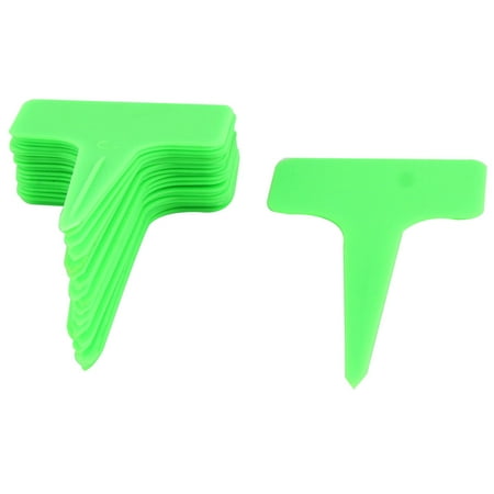 - Parterre Home Garden Plastic Rectangle Shaped Plant Seed Tag Label Green 20pcs
