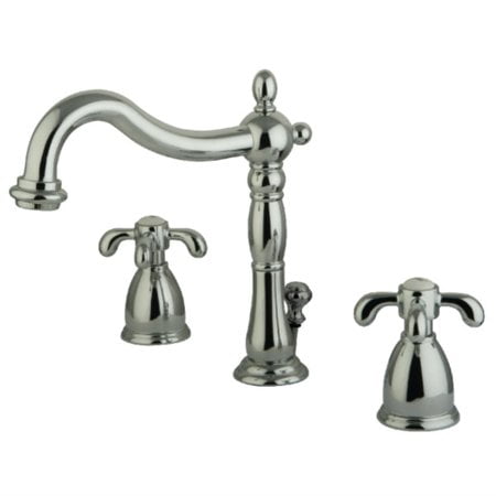 Kingston Brass KB1971TX Robinet de Salle de Bain à Large Diffusion 8 Po. Chrome Poli