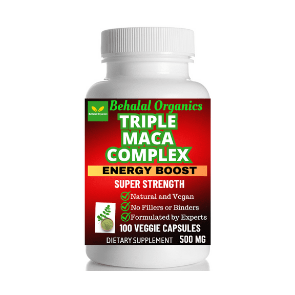 Tripple Maca Capsules â€“ Black, Red & Yellow Maca Blend for Energy, Hormone Balance & Vitality