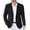Black, variant on Men Casual Sweater Blazer Jacket Lightweight Business Sports Coats Big and Tall