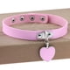 thumbnail image 1 of Collar con colgante de corazón de amor gótico punk de Harajuku, collar de cuero, collar de cuero, cadena para el cuello, pulsera, 1 of 6