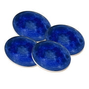 KuzmarK Sandstone Drink Coaster (set of 4) - Blue Moon