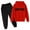 Red, variant on Gaexia Boys Tracksuit Sets Size 8 Hoodie Pullover Tops Pants Jogger Set Loose Fit Hoodie Sets 2 Pieces Kids Sweatsuit Athletic Clothes,Navy,13-14 Years