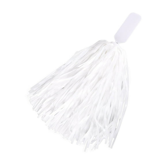 2PCS Cheerleading Handheld Color Flower Sports Activities Performance Cheering Supplies Fan Shaped High Density Color Strips Handle Design Slip Off