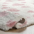thumbnail image 4 of nuLOOM Olivia Heart Nursery Shag Area Rug, 4' x 6', Pink, 4 of 9
