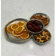 thumbnail image 2 of Serving Tray Silver Elegant Metal Serveware For Nuts Dried Fruits Tapas Appetizers Condiments Kitchen Party Bar Entertainment 13" x 10", 2 of 5