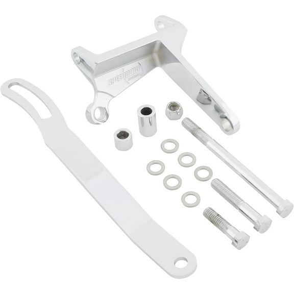 Upper Alternator Bracket, Chrome, Fits Small Block Chevy Fits select: 1988-1999 CHEVROLET GMT-400, 1995-1999 CHEVROLET TAHOE