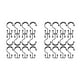 thumbnail image 2 of Ganchos para cortina de ducha Advancent Acero inoxidable 12 piezas, 2 of 6