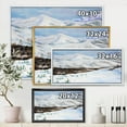 thumbnail image 4 of Designart 'Snow-Capped Mountains With Winter Landscape' Traditional Framed Canvas Wall Art Print, 4 of 5
