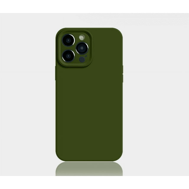 Phone Case for Iphone 14 15 plus pro max high quality liquid silicone Solid Classic phone case