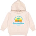 thumbnail image 2 of Inktastic Summer Enjoy the Sunshine Huntington Beach California Blue Toddler Hoodie, 2 of 4