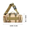 thumbnail image 3 of Btomtd Camouflage Outdoor Waist Bag, 3P Crossbody Handbag and Shoulder Camera Backpack, Casual Sports Bag for Military Style Enthusiasts, G, 3 of 6