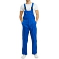 thumbnail image 1 of TOPTIE Men's Blue Bib Overall Mid-weight Coverall Big and Tall with Tool Pockets, Workwear Apparel, 1 of 8