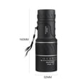 thumbnail image 4 of High-Power HD Monocular Telescope With Phone Adapter For Long-Distance Viewing In Foggy Conditions Ideal For Outdoor Observation Waterproof Prism With BAK4 FMC Lens, 4 of 8