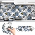 thumbnail image 1 of AKEGAMN Retro Color Tiles Pattern Tile Stickers Home Decor DIY Self Adhesive Film Wall Stickers Retro Art Kitchen Bathroom Room Decor Wall Stickerswaterproof Sticker High-quality peel-off tiles, pee, 1 of 9