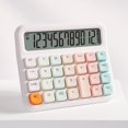 thumbnail image 3 of Student Calculator Basic Calculator with Extra Large Lcd Display Battery Powered Portable Office Home Use Desktop Calculator, 3 of 8