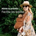 thumbnail image 2 of Momcozy Cangurera Ergonómico, Portabebés De Algodón Y Lino Natural, Mochila Para Bebé BC001, 2 of 7