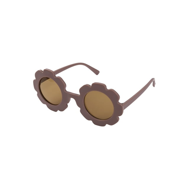 xiaxaixu Lunettes de Soleil Rondes pour Tout-Petits, Lunettes Décontractées d'Extérieur Anti-UV