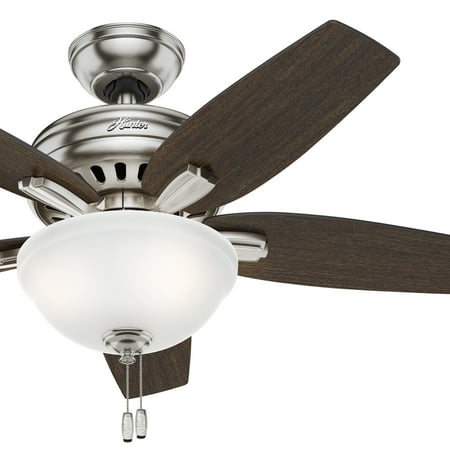 Hunter Fan 42 Brushed Nickel Ceiling With A Cfl Light Kit Hunter Fan 42 Brushed Nickel Ceiling With A Cfl Light Kit Certified Refurbished Com