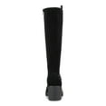 thumbnail image 3 of STYLE & COMPANY Womens Black Harness Strap Ring Hardware Detail Side Pull Tab Padded Brettaa Round Toe Block Heel Zip-Up Riding Boot 6 M, 3 of 4