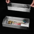 thumbnail image 3 of SEWOART 304 Stainless Steel Cutlery Holder, Large, Drainage, Kitchen Storage, 3 of 6