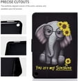thumbnail image 5 of Allytech Case for All-New Amazon Kindle Fire HD 10 2021/ 10 Plus Tablet (11th Generation, 2021 Release), Slim Adjustable Stand Back Shell Protection Smart Cover for Fire HD 10.1 Inch 2021,Elephant, 5 of 7