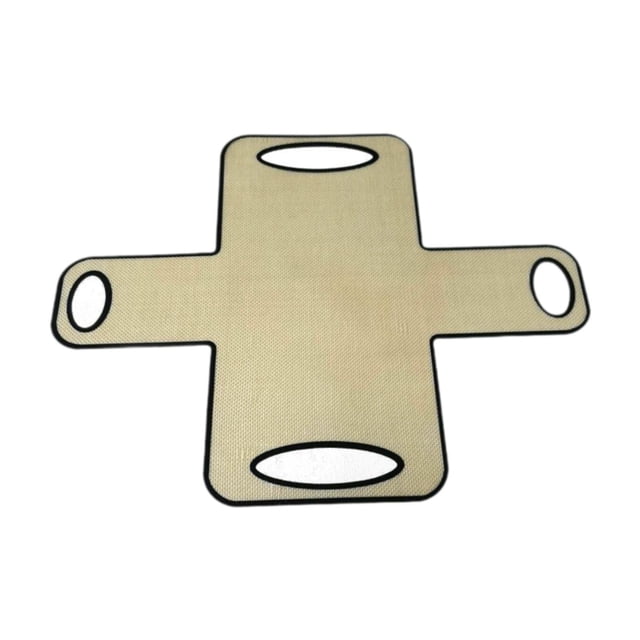 Molde de silicona , molde para tostadas con 4 asas, tapetes de transferencia para modelar pan, tapete resistente al calor para hornear