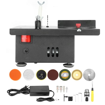 

Mini Table Saw Portable Tabletop Saw 10000r/min For Cutting Grinding Engravin Polishing and Drilling Jewelry Polishing Machine DIY Tool Prise US