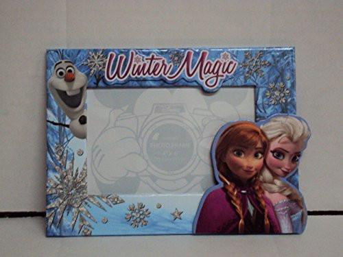 DISNEY Frozen Anna Elsa Picture Frame Olaf Magnetic  4x6 Cling Home Deco
