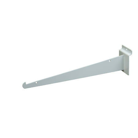 White Slatwall Shelf Bracket - Econoco - EWH12KBP12 - 12