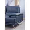 thumbnail image 4 of American Eagle Furniture Leather Accent Chair in Navy Blue, 4 of 5