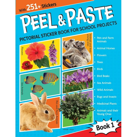 Peel & Paste: Book 1 : Pictorial Sticker Book (Paperback)