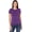 Kingston Purple, variant on Women's Stretch Short Sleeve Crew Neck T-Shirt, Hudson Teal, Large